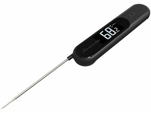 Non Communiqué Rosenstein & Söhne : Thermomètre De Cuisson À Sonde Et Infrarouge
