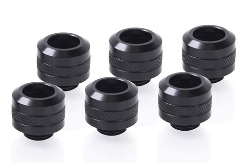 Alphacool - Raccords à compression Eiszapfen Pro - pour tube 13mm - Noir - Lot de 6 - Image 3