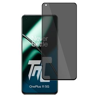 Verre Trempé OnePlus 11 Dureté 9H, Contours Incurvés 3D - Noir - Français