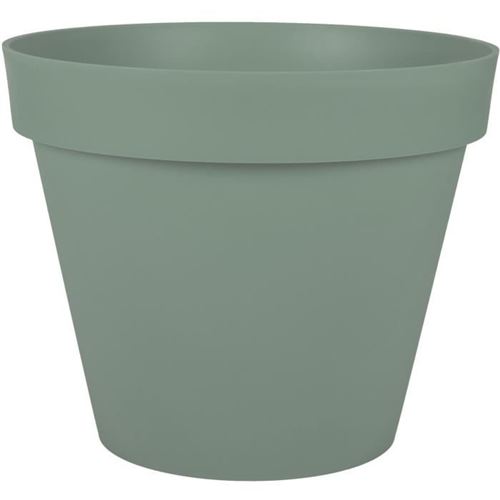 Non Communiqué Vert Eda Plastique - Pot De Fleur Rond Toscane - Ø 48 X H39 Cm - 43 - Laurier