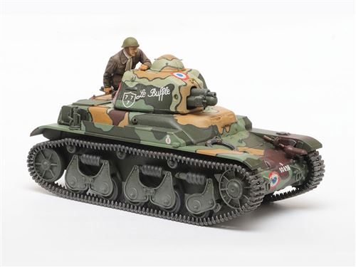 RENAULT R35 FRENCH LIGHT TANK - TAMIYA 1/35 PLASTIC KIT - Image 5