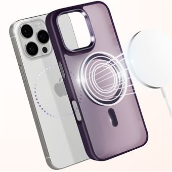 AVIZAR iPhone 16 Coque MagSafe Chrome Rose Champagne - Coque & étui smartphone - Rue du Commerce
