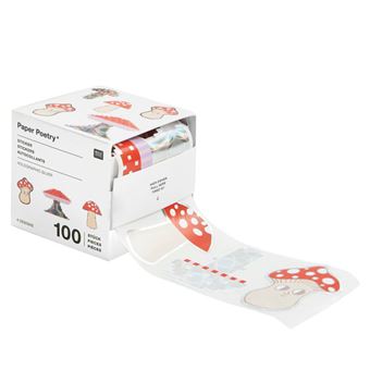 50 Stickers Champignons Mignons Kawaii - Autocollants étanches En Vinyle Pour Déco Laptop, Bouteille, Vélo, Valise - 3