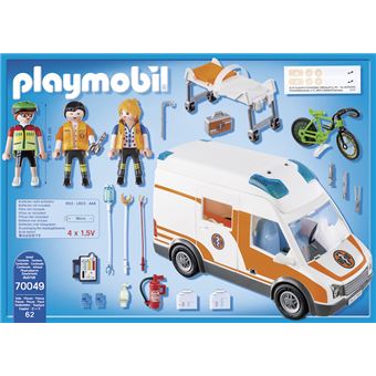 Playmobil City Life 70049 Ambulance et secouristes