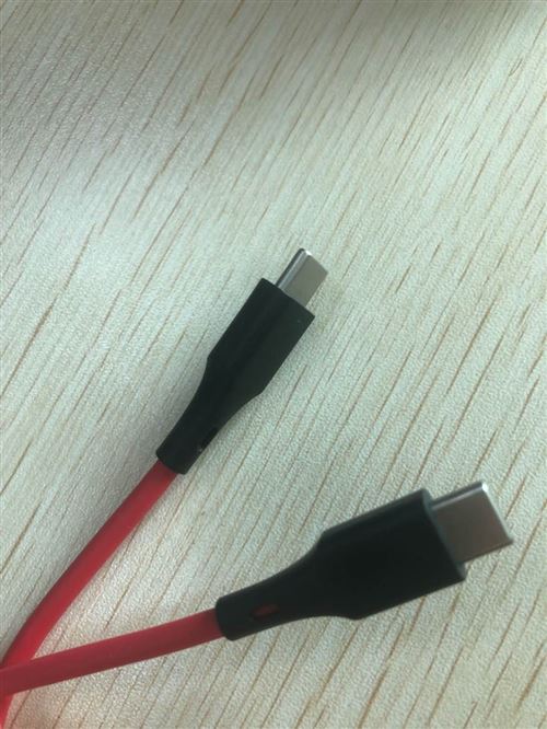 BlitzWolf BW-TC17 3A USB PD Type-C à Type-C Rouge de charge