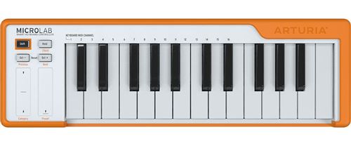 Arturia MICROLAB-ORANGE - Clavier maître Microlab - Orange