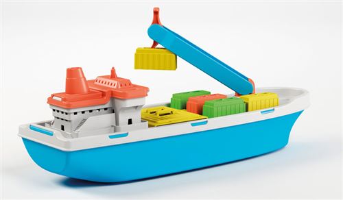 Navire cargo avec conteneurs 40 cm. 837