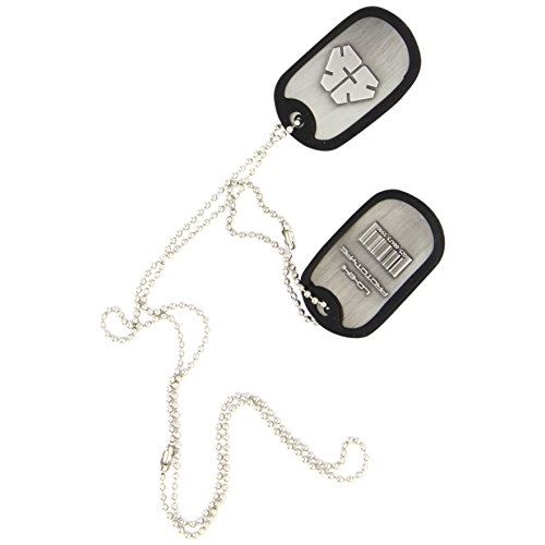 Metal Gear Solid Rising Dog Tags with LQ-84I Prototype LogoBarcode GE0455