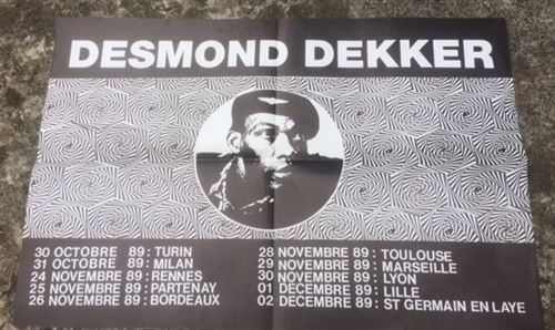 Desmond DEKKER - Tour 1988 - 40x60cm - Affiche