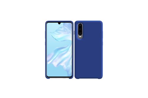 IBROZ Coque Silicone bleue pour Huawei P30