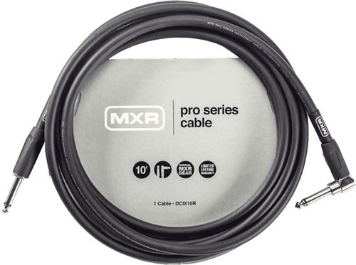 MXR DCIX10R - Câble jack-jack coudé 3m série pro