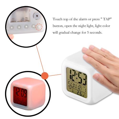 Alarm Clock with Night Light 3D Spider-Man Lexibook RP500SP Buy