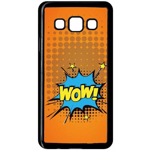 Coque Samsung Galaxy A3 Modele 2015 Wow Fond Orange
