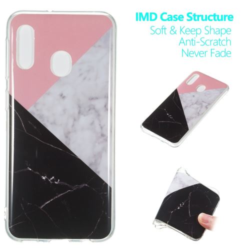 Coque en TPU motif de marbre IMD style C pour votre Samsung Galaxy A20e