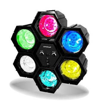 Jeu de lumière à 6 modules Multicolore LED Effet, Avec Contrôleur Son et  vitesse lumière