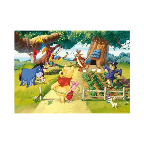 Poster XXL intisse Winnie l'Ourson Anniversaire Disney 160X115 CM