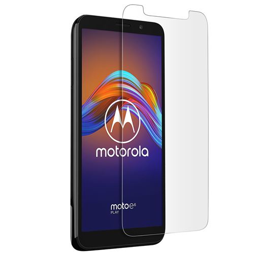 Avizar Film Écran pour Motorola Moto E6 Play Verre Trempé 9H Anti traces Transparent