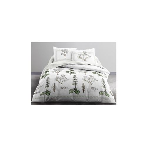 TODAY Parure de couette Enjoy NATURAL RESERVE 100% coton - 240 x 260 cm - Blanc