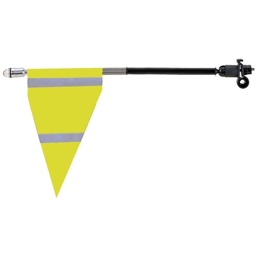 M-Wave drapeau de sécurité jaune 20 cm