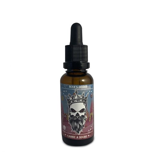 Man's Beard - Huile de Barbe parfumée - Canne à Sucre - 30ml