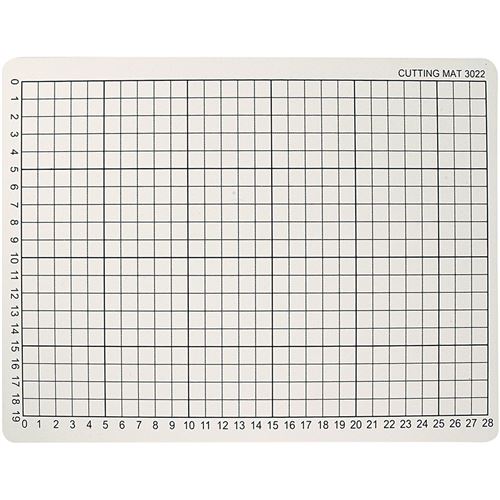Creotime snijmat 22x30 cm crème de caoutchouc