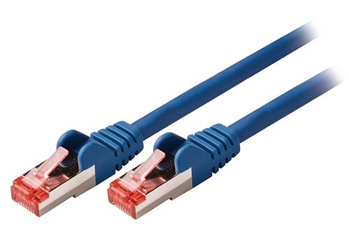Valueline VLCP85221L025 0.25m Cat6 S/FTP (S-STP) Bleu câble de réseau - Câbles de réseau (0,25 m, Cat6, S/FTP (S-STP), RJ-45, RJ-45, Bleu)