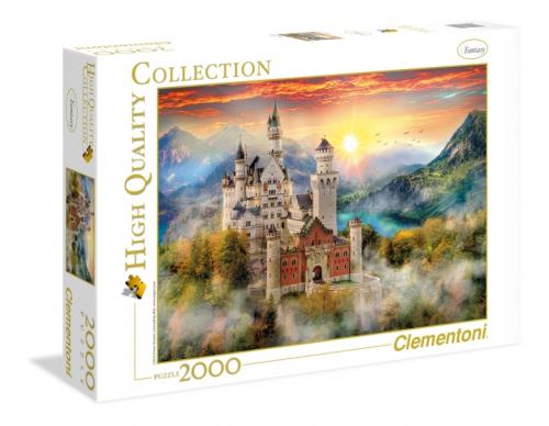 Puzzle Clementoni - Neuschwanstein, Allemagne, 2000 pièces