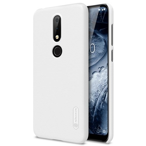 Nokia X6 Coque Protection Plastique Texture concave-convexe Blanc ALS78210