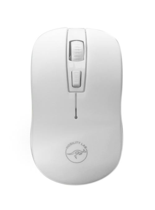 MOBILITY LAB - Souris Sans Fil COMPACT 2.4Ghz pour MAC / WINDOWS (BLANC)
