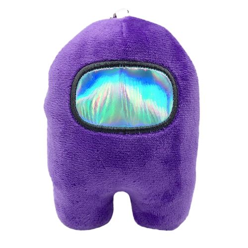 Peluche Among Us Astronaute Merch Crewmate Jouet 10cm Violet W8