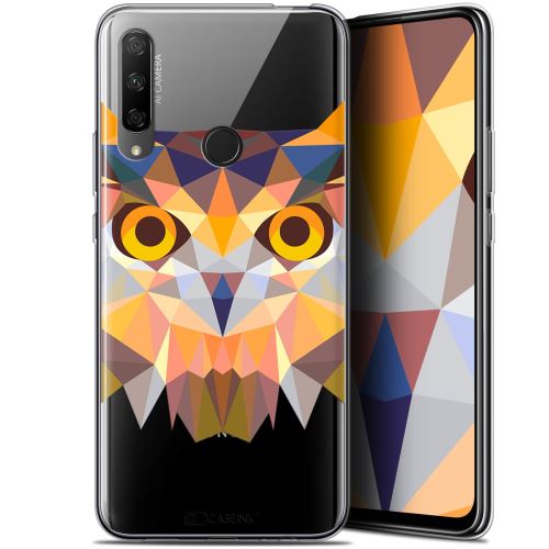 Coque Gel Huawei Honor 9X (6.59 ) Extra Fine Polygon Animals - Hibou