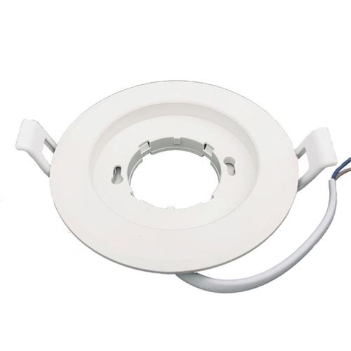Support Spot Encastrable GX53 LED Rond BLANC - SILAMP