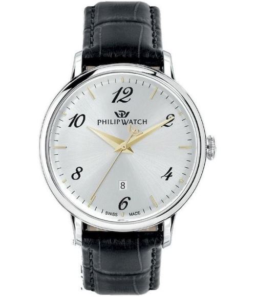 Philip Watch Montre Homme R8251595006 Argent, Blanc