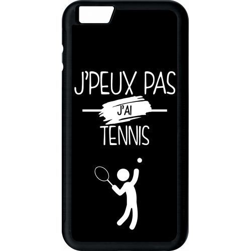 Coque apple iphone 6+ plus j peux pas j ai tennis 2