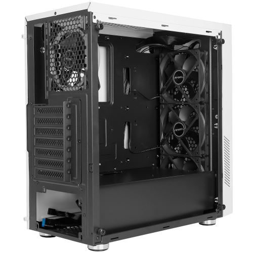 antec antec new gaming nx300 midi-tower - weiß noir