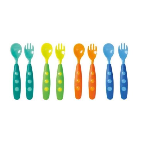 TIGEX Lot de 8 Couverts Colors