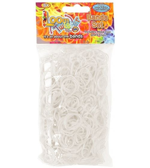 Loom Twister bandes tulipes junior caoutchouc blanc 603-pièce