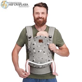 Kinderkraft Milo Porte Bebe Des La Naissance Ergonomique Anti Dysplasie Portage Av Ar Couleur Gris Porte Bebes Achat Prix Fnac