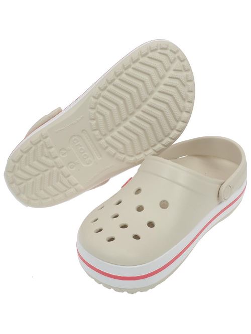 Sabots Crocs Crocband stucco melon Gris clair Taille 36-37