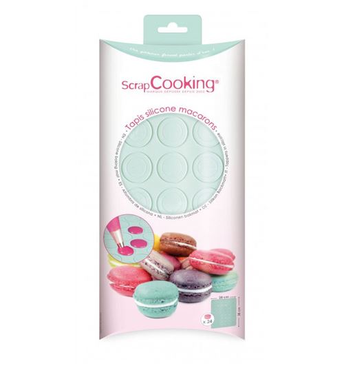 Tapis silicone pour macarons - ScrapCooking