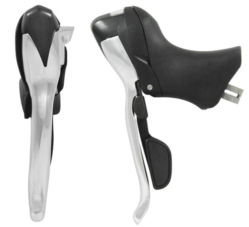 Leviers de frein SunRace R80 STR80 Index 8 vitesses noir / argent