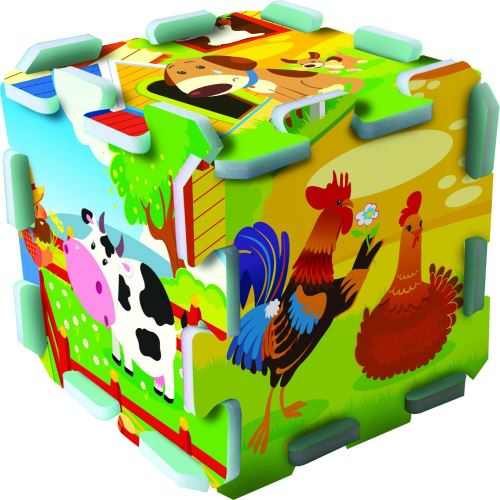 Trefl - Puzzle en Mousse éducatif 5 en 1 la Ferme 8 pièces, 60697