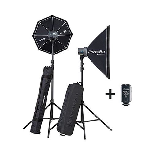 El Poucesrom El20847,2-équipement Complet Flash Studio D-lite Rx One/one Boite Noir
