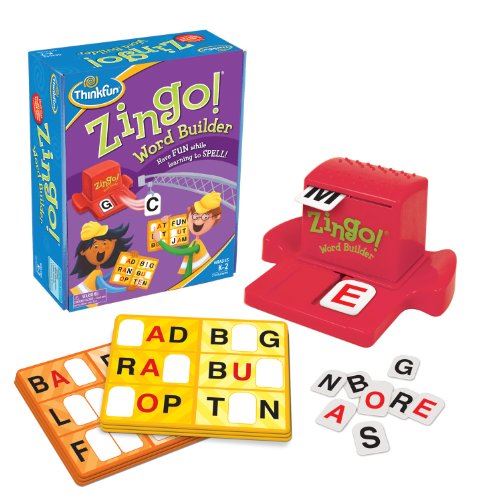 ThinkFun Zingo Word Builder Early Reading game - Award Winning game for Pre-Readers and Early Readers