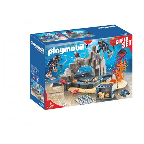 Playmobil 70011 SuperSet Unité de plongée sous-marine
