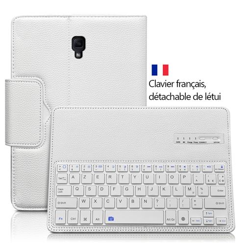 Housse Tablette Non renseigné Housse Tablette Avec clavier（QWERTY）Bluetooth  Pour Samsung Galaxy Tab S7 T970 Or Rose WE68