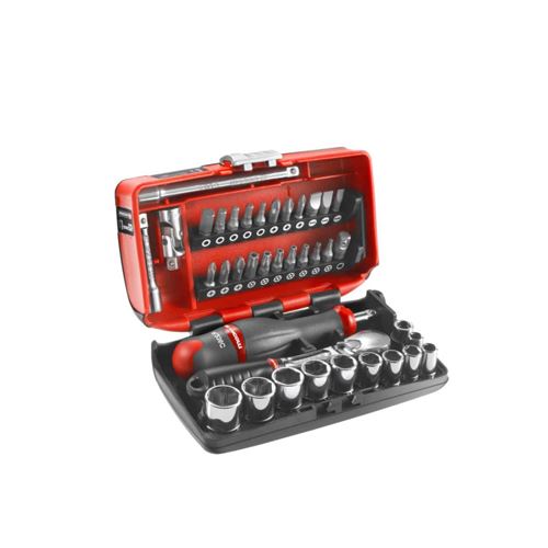Coffret De Douilles et Embouts Facom - 1/4 - 6 Pans - 38 Pcs - Rl.Nano1
