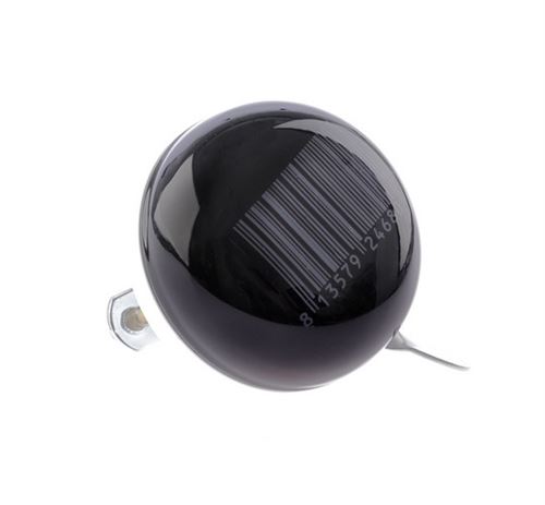 Niet Verkeerd sonnette Stripes ding-dong acier 60 mm noir/gris