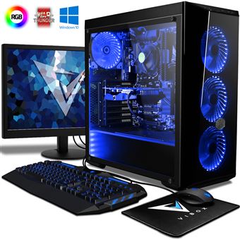195 05 Sur Vibox Killstreak Gl760 186 Pc Gamer Ordinateur Avec 2 Jeux Gratuits Win 10 Pro 22 Hd Ecran 4 0ghz Ryzen Quad Core Nvidia Geforce Gtx 1050 Ti Carte Graphique 8gb Ddr4 Ram 1tb