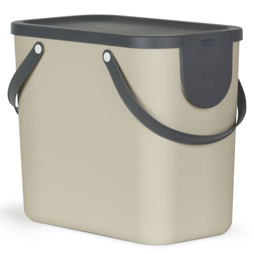 ROTHO Système de recyclage des déchets ALBULA 25 l cappuccino  trashcan